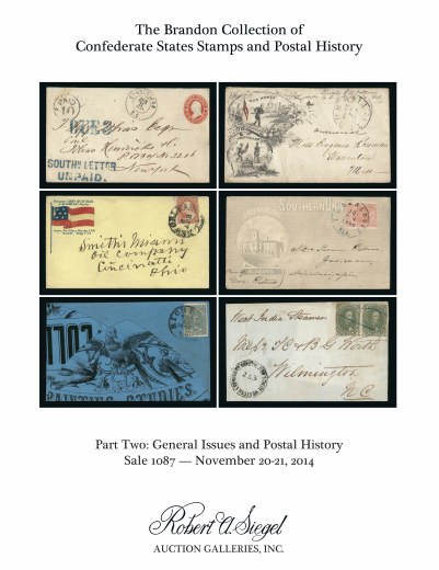Catalog Cover Sale no. 1087 — Siegel Auction Galleries