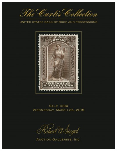 Catalog Cover Sale no. 1094 — Siegel Auction Galleries