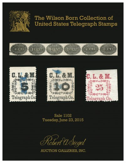 Catalog Cover Sale no. 1102 — Siegel Auction Galleries