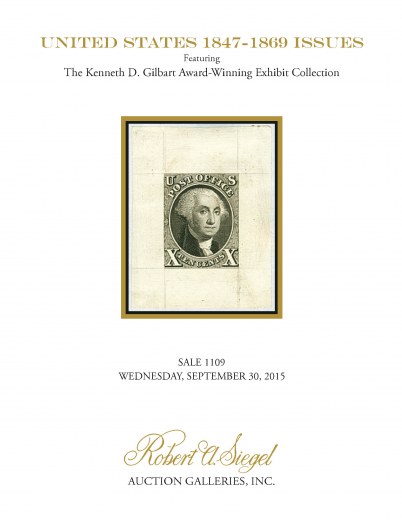 Catalog Cover Sale no. 1109 — Siegel Auction Galleries