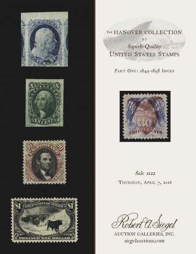 Catalog Cover Sale no. 1122 — Siegel Auction Galleries