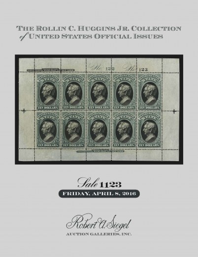 Catalog Cover Sale no. 1123 — Siegel Auction Galleries