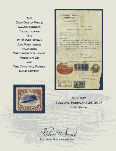 Catalog Cover Sale no. 1147 — Siegel Auction Galleries