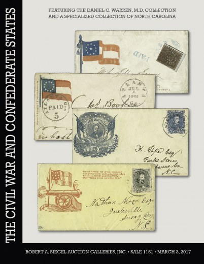 Catalog Cover Sale no. 1151 — Siegel Auction Galleries