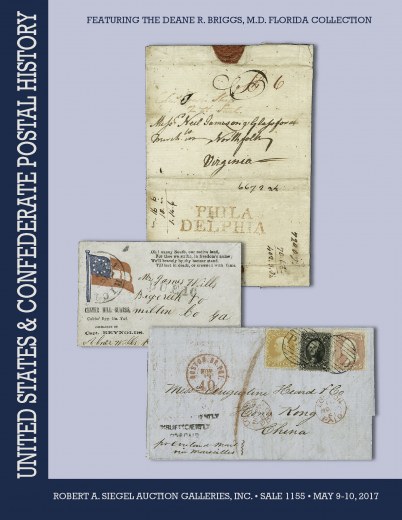 Catalog Cover Sale no. 1155 — Siegel Auction Galleries