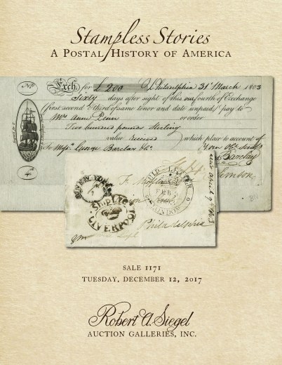 Catalog Cover Sale no. 1171 — Siegel Auction Galleries
