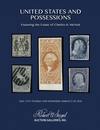 Catalog Cover Sale no. 1179 — Siegel Auction Galleries