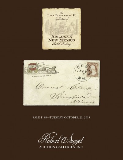 Catalog Cover Sale no. 1189 — Siegel Auction Galleries