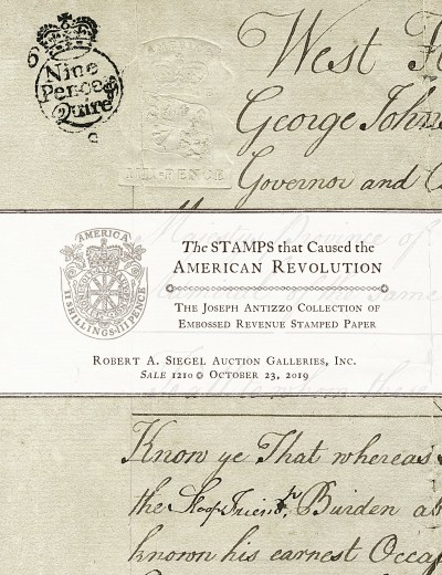 Catalog Cover Sale no. 1210 — Siegel Auction Galleries