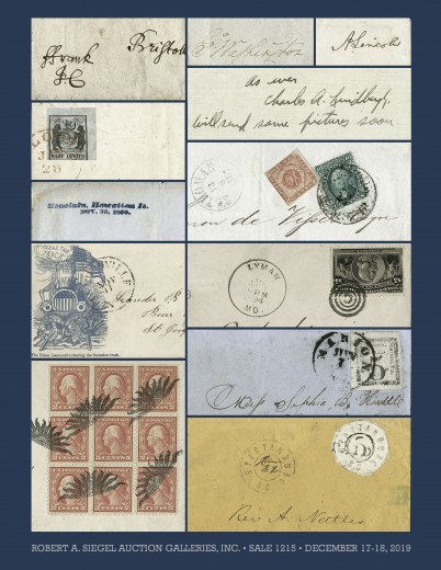 Catalog Cover Sale no. 1215 — Siegel Auction Galleries