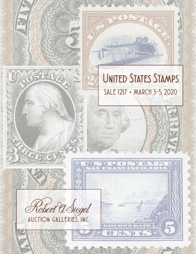 Catalog Cover Sale no. 1217 — Siegel Auction Galleries