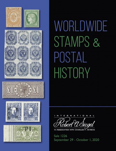 Catalog Cover Sale no. 1226 — Siegel Auction Galleries