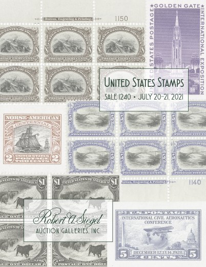 Catalog Cover Sale no. 1240 — Siegel Auction Galleries