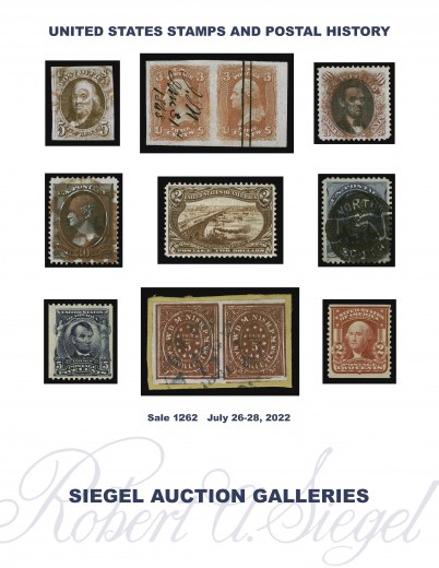 Catalog Cover Sale no. 1262 — Siegel Auction Galleries