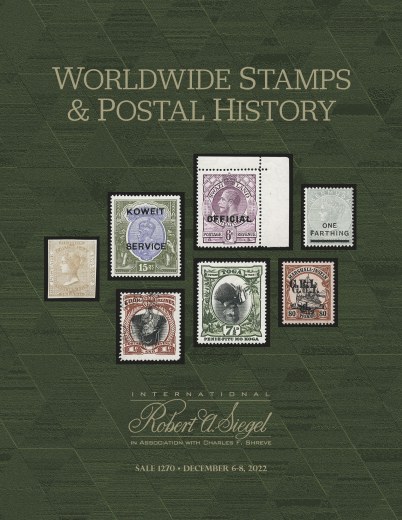 Catalog Cover Sale no. 1270 — Siegel Auction Galleries