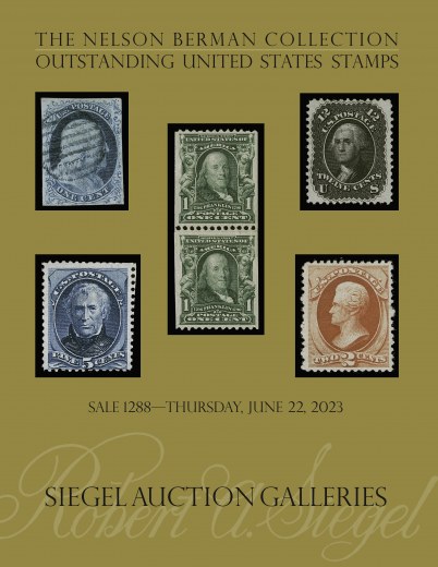 Catalog Cover Sale no. 1288 — Siegel Auction Galleries