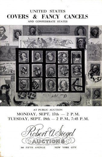 Catalog Cover Sale no. 152 — Siegel Auction Galleries