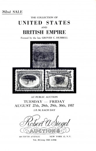 Catalog Cover Sale no. 202 — Siegel Auction Galleries