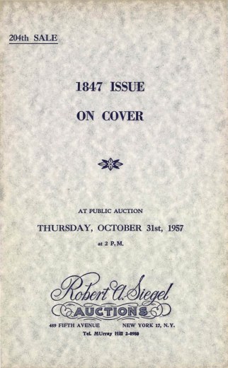 Catalog Cover Sale no. 204 — Siegel Auction Galleries