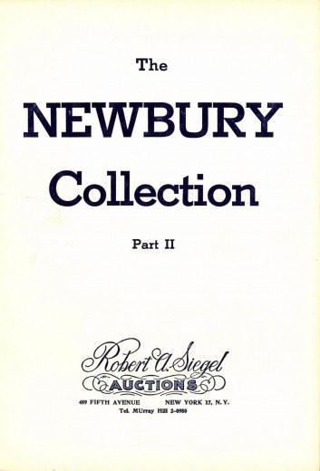Catalog Cover Sale no. 244 — Siegel Auction Galleries