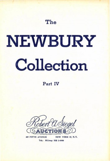 Catalog Cover Sale no. 251 — Siegel Auction Galleries