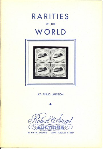 Catalog Cover Sale no. 267 — Siegel Auction Galleries