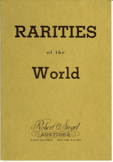 Catalog Cover Sale no. 283 — Siegel Auction Galleries