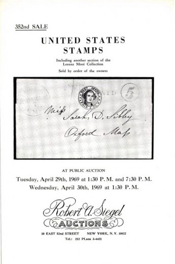 Catalog Cover Sale no. 352 — Siegel Auction Galleries