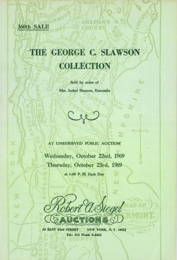 Catalog Cover Sale no. 360 — Siegel Auction Galleries