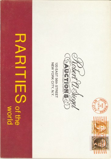 Catalog Cover Sale no. 409 — Siegel Auction Galleries