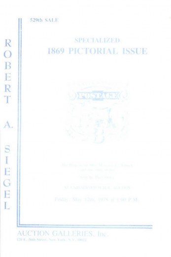 Catalog Cover Sale no. 529 — Siegel Auction Galleries