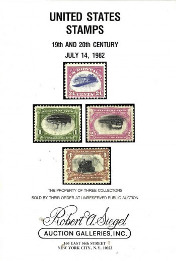 Catalog Cover Sale no. 600 — Siegel Auction Galleries