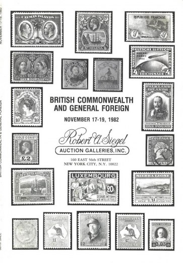 Catalog Cover Sale no. 607 — Siegel Auction Galleries