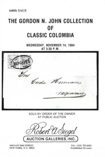 Catalog Cover Sale no. 640 — Siegel Auction Galleries