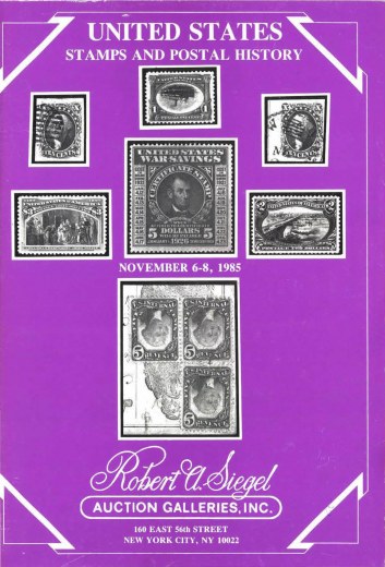 Catalog Cover Sale no. 652 — Siegel Auction Galleries