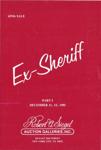 Catalog Cover Sale no. 655 — Siegel Auction Galleries