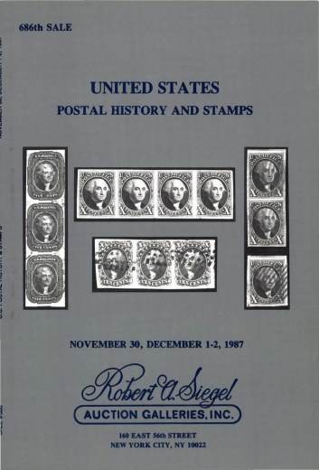 Catalog Cover Sale no. 686 — Siegel Auction Galleries