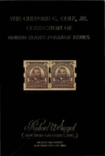 Catalog Cover Sale no. 689 — Siegel Auction Galleries