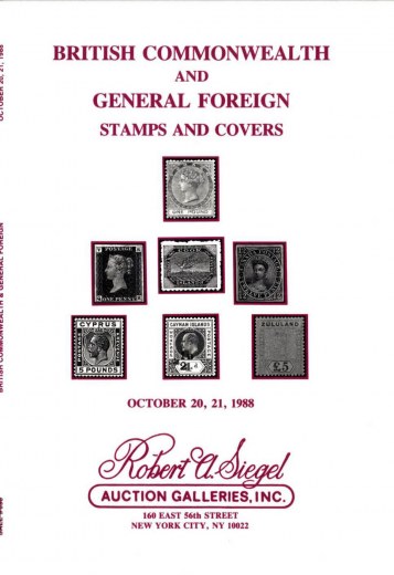 Catalog Cover Sale no. 698 — Siegel Auction Galleries