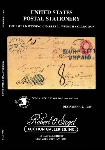 Catalog Cover Sale no. 717 — Siegel Auction Galleries