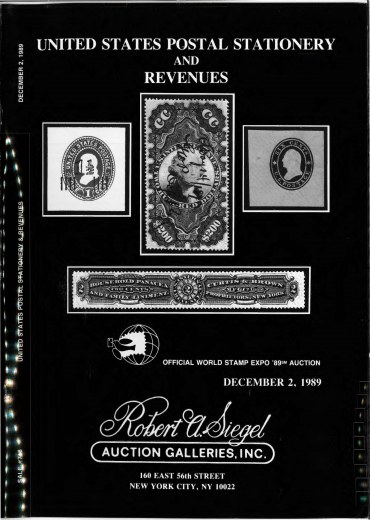 Catalog Cover Sale no. 718 — Siegel Auction Galleries