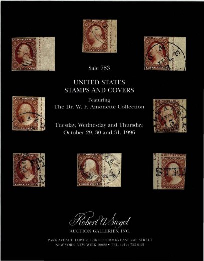 Catalog Cover Sale no. 783 — Siegel Auction Galleries