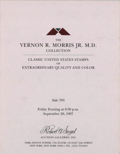 Catalog Cover Sale no. 793 — Siegel Auction Galleries