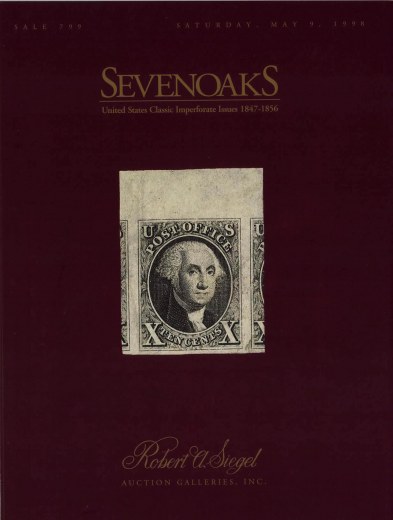 Catalog Cover Sale no. 799 — Siegel Auction Galleries
