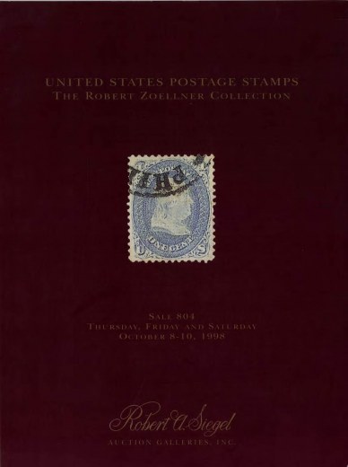 Catalog Cover Sale no. 804 — Siegel Auction Galleries