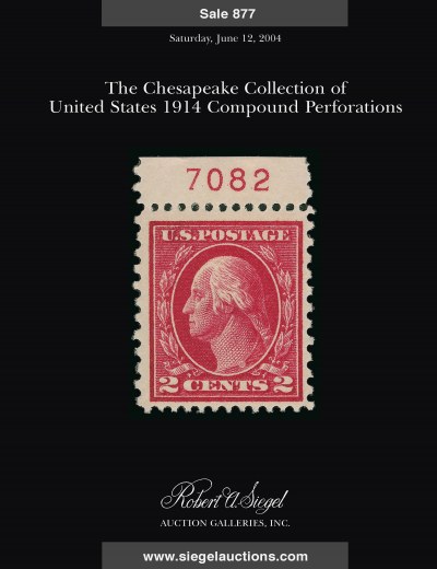Catalog Cover Sale no. 877 — Siegel Auction Galleries