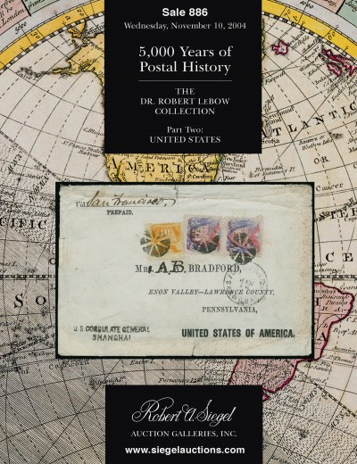 Catalog Cover Sale no. 886 — Siegel Auction Galleries