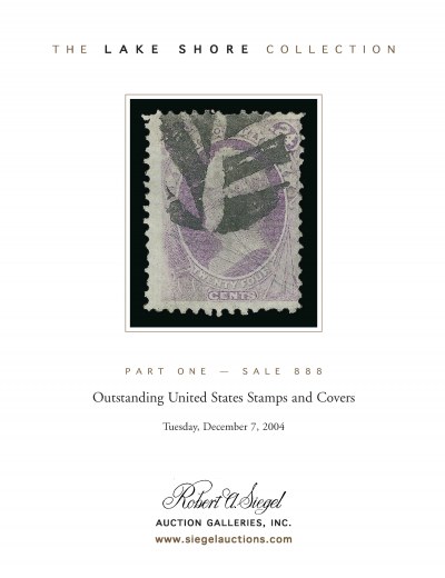 Catalog Cover Sale no. 888 — Siegel Auction Galleries