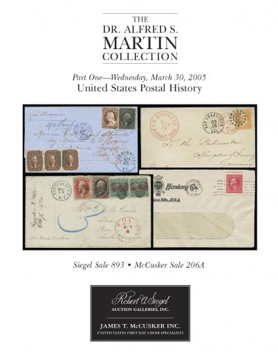 Catalog Cover Sale no. 893 — Siegel Auction Galleries