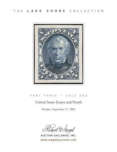 Catalog Cover Sale no. 900 — Siegel Auction Galleries